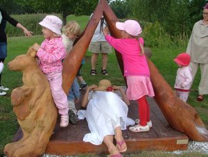 Animal pyramid in Flower of Life Artpark